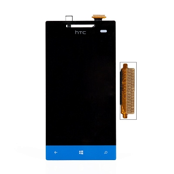 Модуль (матрица и тачскрин в сборе) для HTC Windows Phone 8s A620e, синий