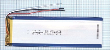 Аккумуляторная батарея Li-Pol (4x45x145мм), 3pin, 3.7В, 3800мАч