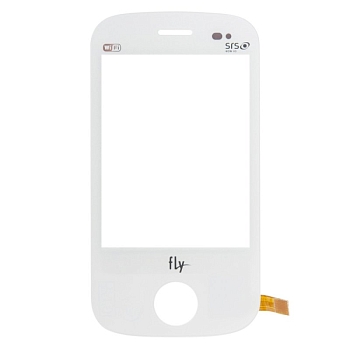 Сенсорное стекло (тачскрин) для Fly E181 Sophie, белый